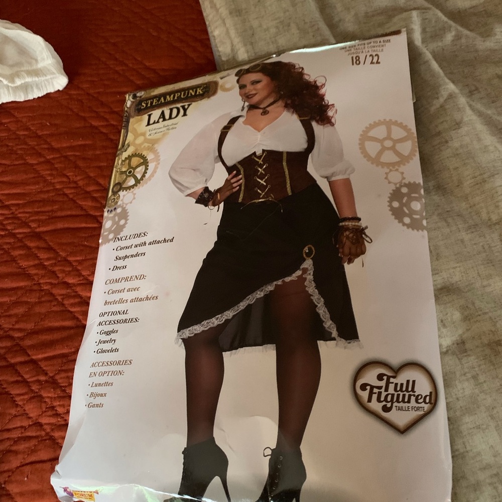 Steampunk Halloween Costume. Size 18/22